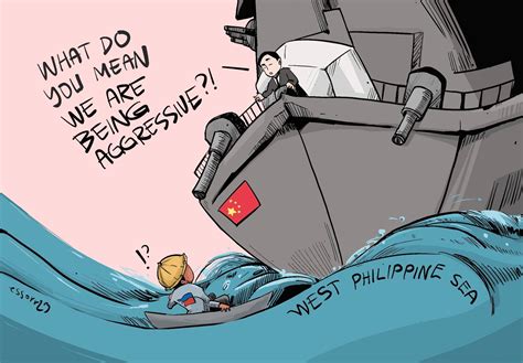 china vs philippines editorial cartoon|South China Sea: Why the Philippines and China are on a .